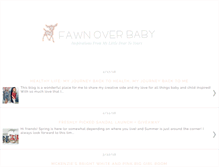 Tablet Screenshot of fawnoverbaby.com
